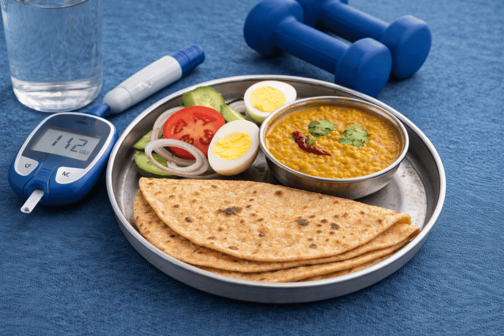 Balanced Diabetics Meal with Fitness Essential