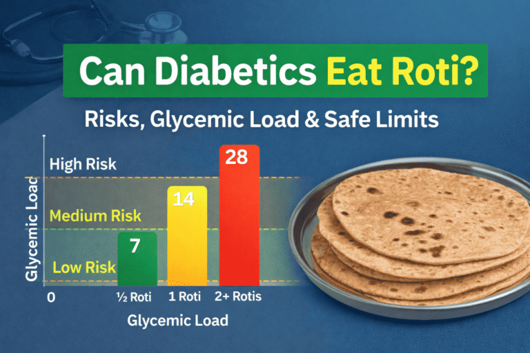 Post 14. Can Diabetics Eat Roti? A Complete Practical Guide with Safe Limit Calculator