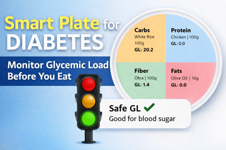 Post 15: Smart Plate for Diabetes: The Easiest Way to Monitor Glycemic Load Before You Eat