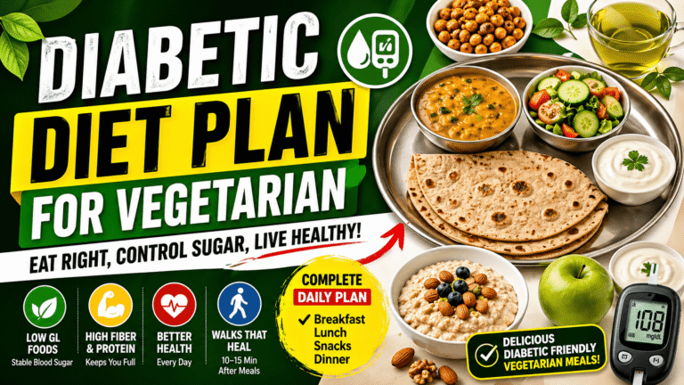 Diabetic Diet Plan for Vegetarian