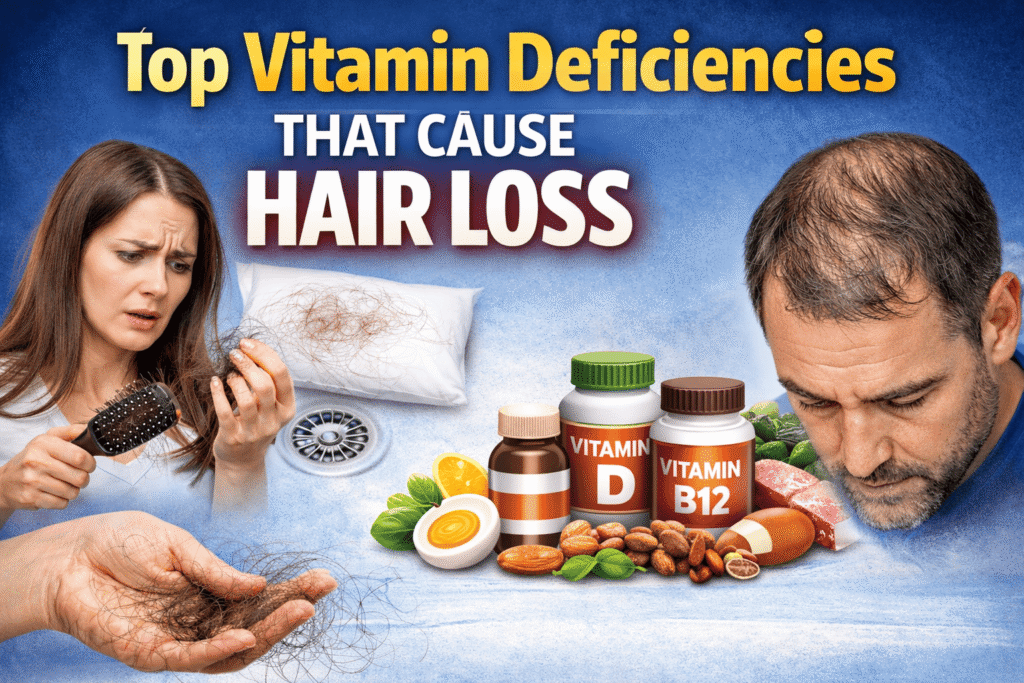 Top Vitamin Deficiencies That Cause Hair Loss