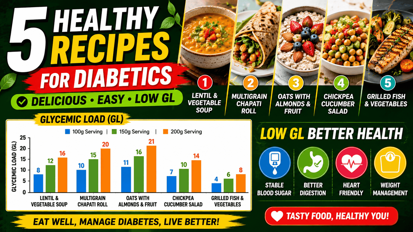 Healthy Recipes for Diabetics