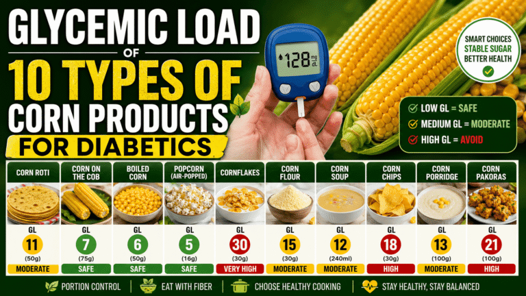 Post 22: Glycemic Load of Corn Products (10) for Diabetics: A Complete Guide to Smart Eating