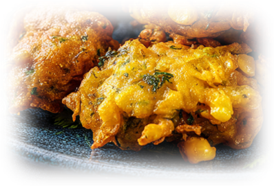 Corn pakoras