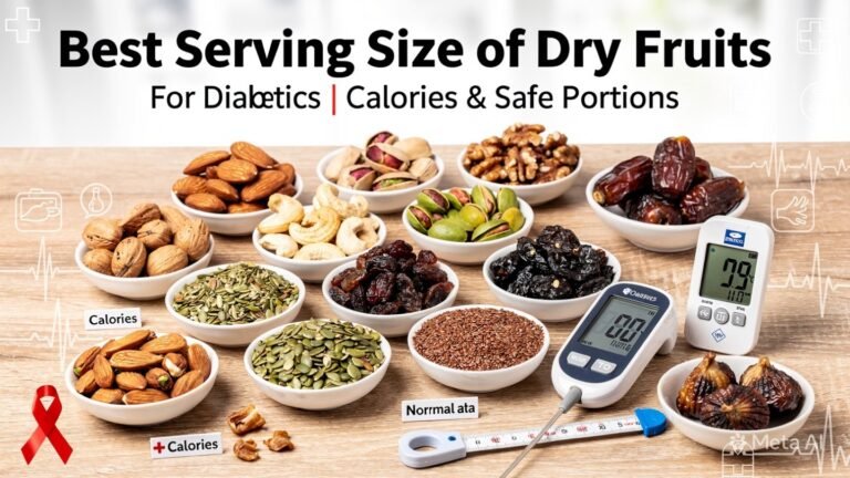 Post 23: Best Serving Size of Dry Fruit for Diabetics With Calorie Content