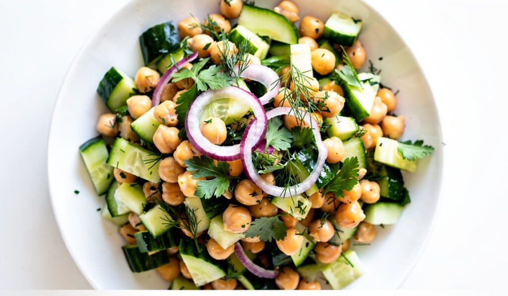 Chickpea and Cucumber Salad