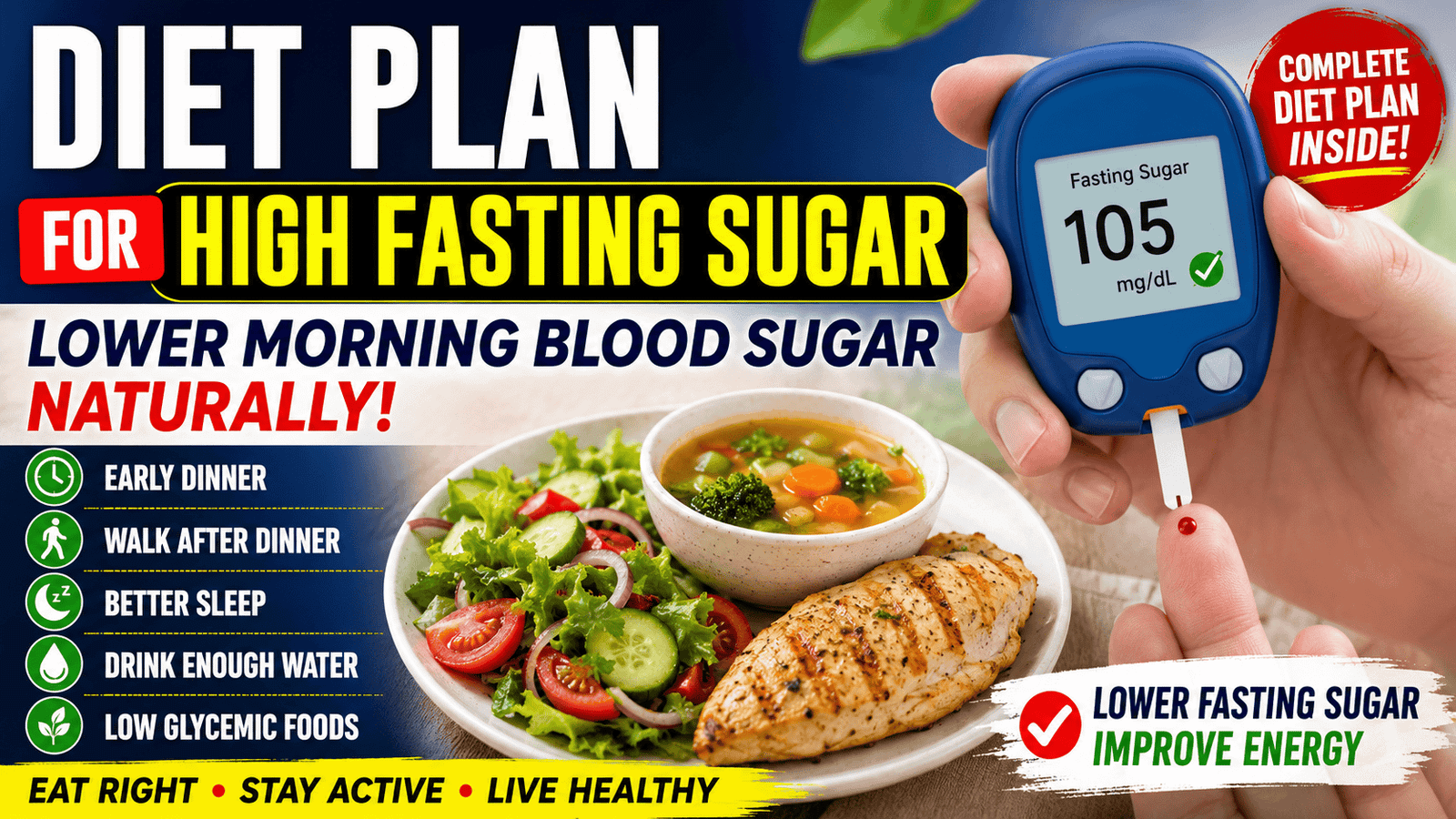 diet plan for high fasting sugar