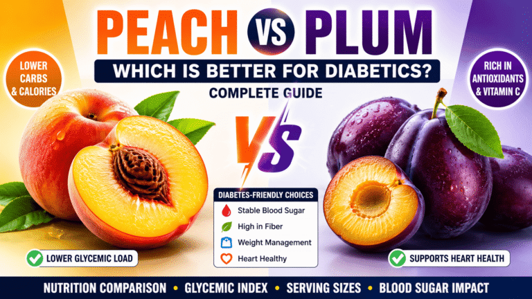 Peach vs plum