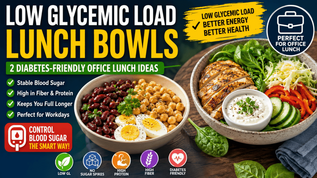 Low Glycemic Load Lunch Bowls