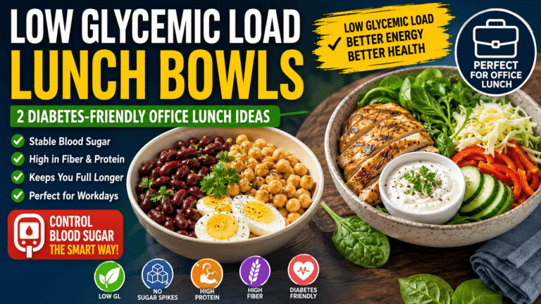 Low Glycemic Load Lunch Bowls