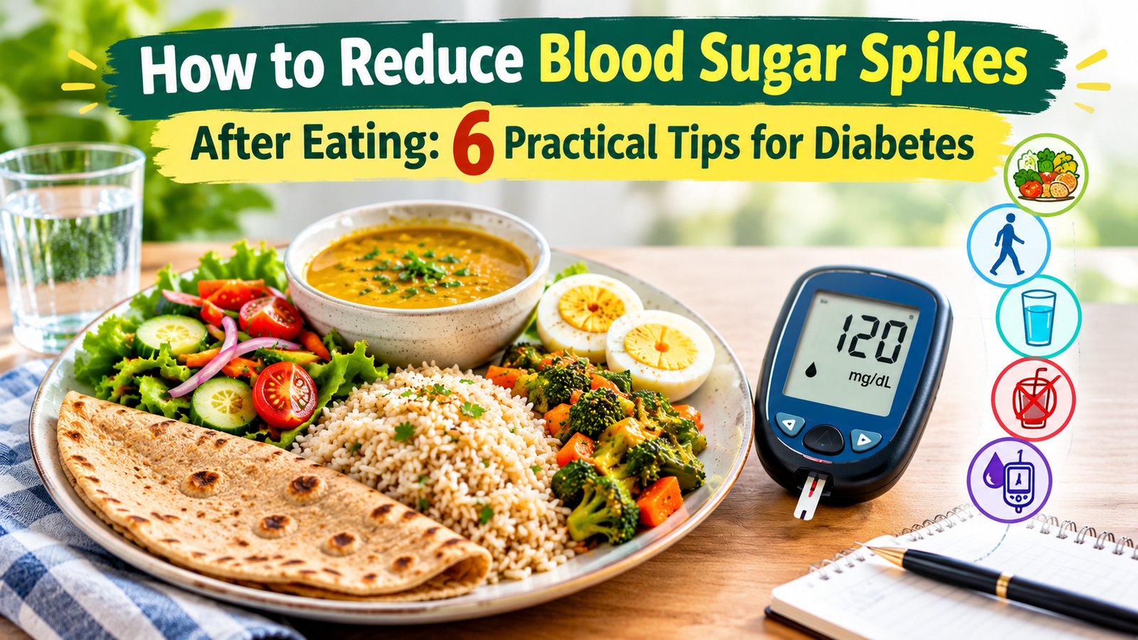 How to reduce blood sugar spikes after eating