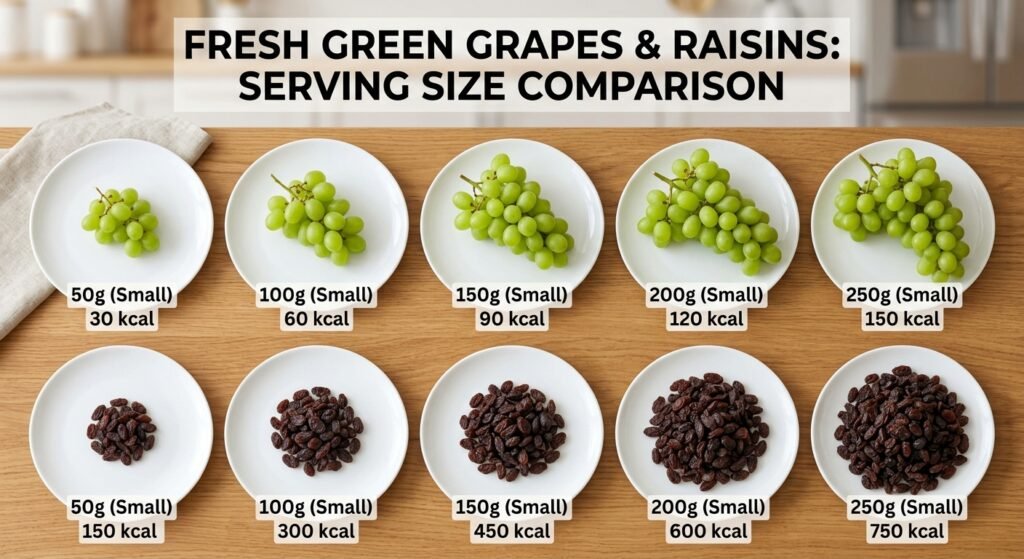 choose grapes vs raisins