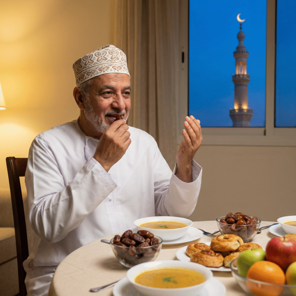 Fruit chaat during Iftar