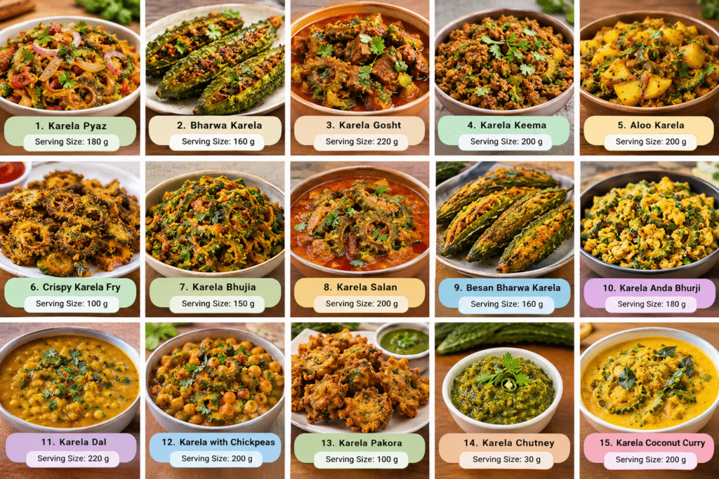 15 Bitter Gourd dishes
