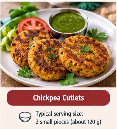 Chickpeas Cutlets